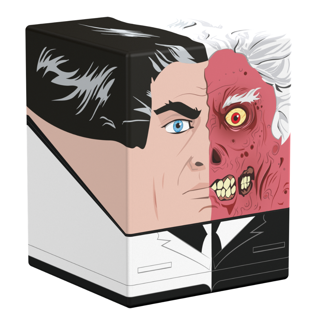Ultimate Guard Squaroes 100+ DC Two-Face deck box for standard size trading cards