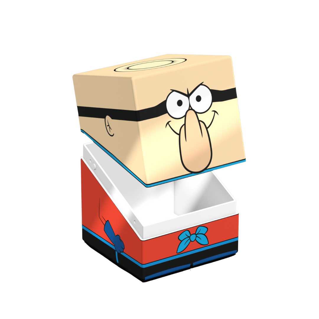 Barnacle Boy SpongeBob SquarePants deck box by Ultimate Guard, Squaroes 100+ card case with compact square design and secure protection for TCG players

