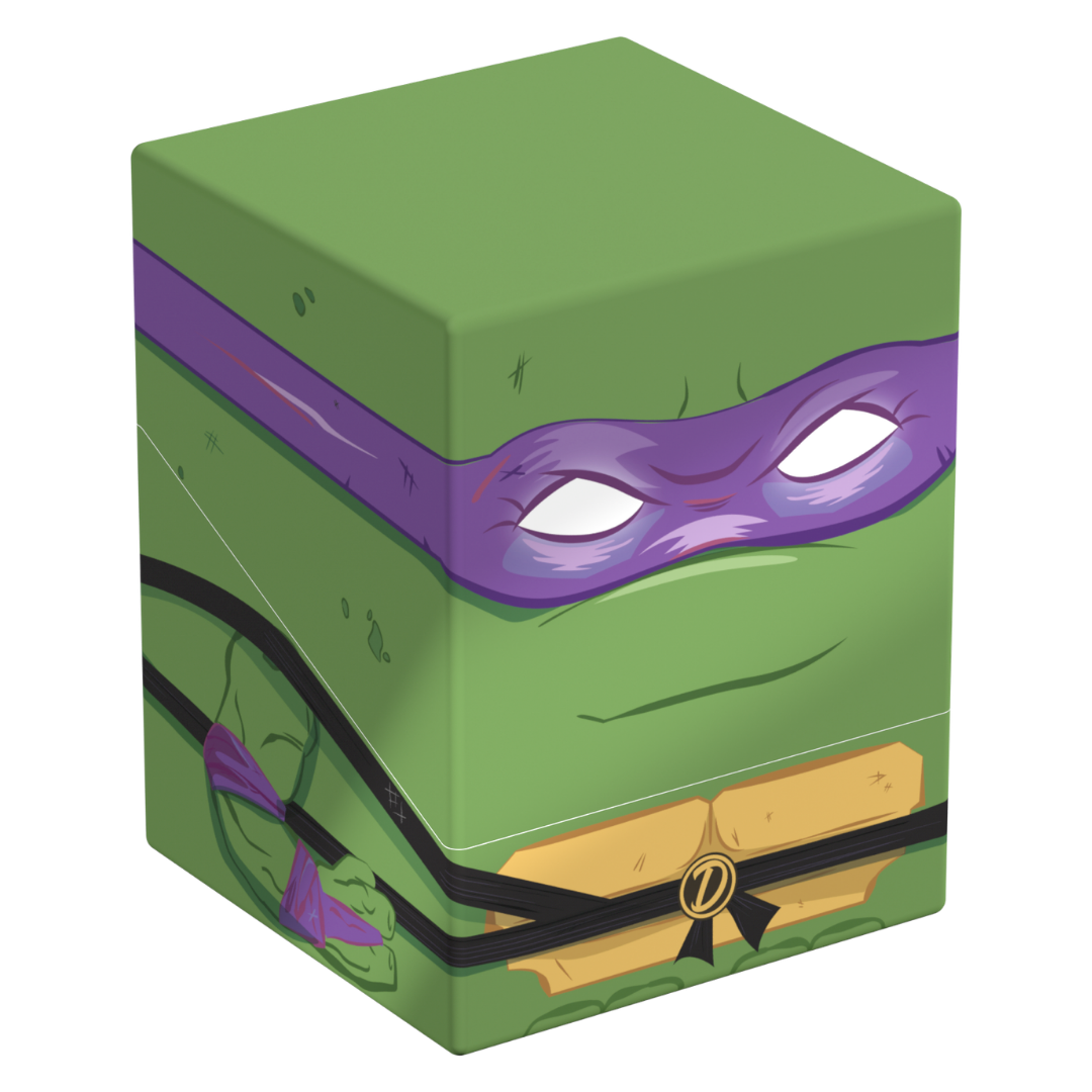 Ultimate Guard Squaroes 100+ TMNT Action Mode Donatello deck box for trading card game storage and protection