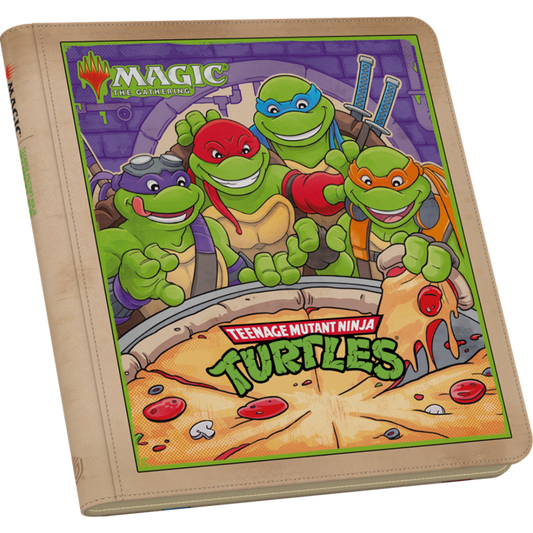Ultimate Guard Zipfolio 480 TMNT Pizza Box zip binder for Magic The Gathering trading cards