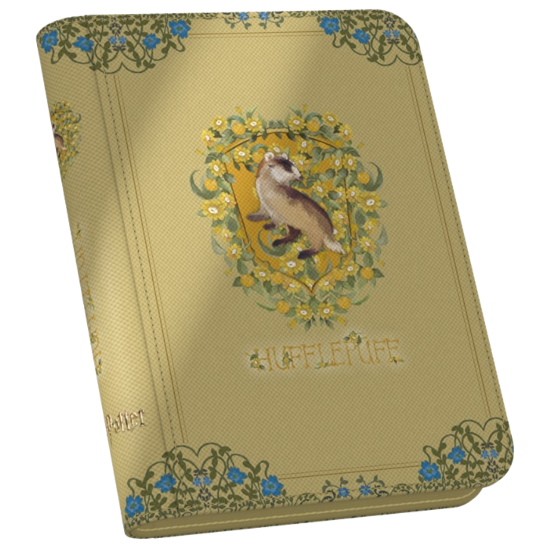 Ultimate Guard 4 Pocket Zipfolio binder Harry Potter Hufflepuff design