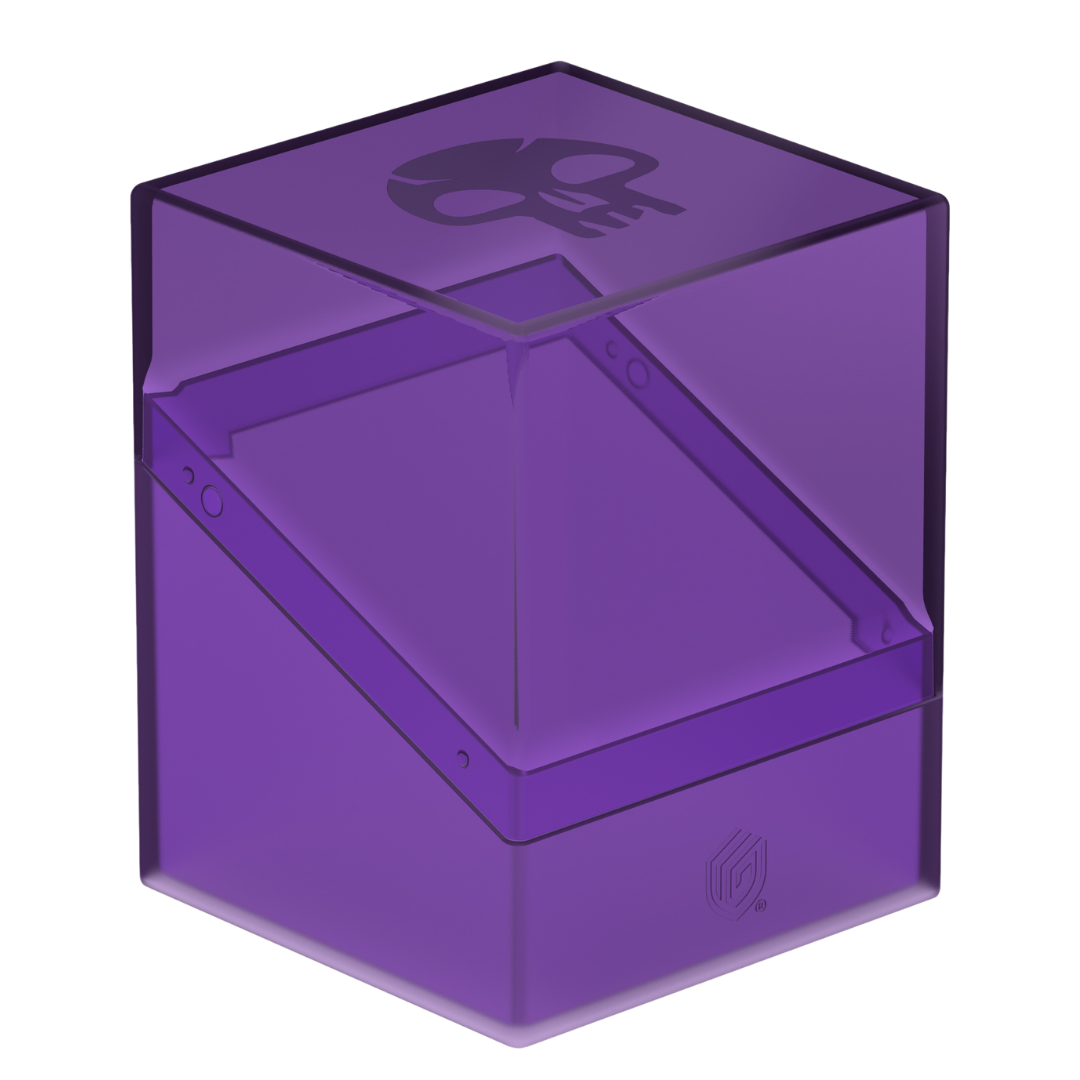 Ultimate Guard Boulder 100+ Mana Edition Swamp purple deck box for Magic: The Gathering decks