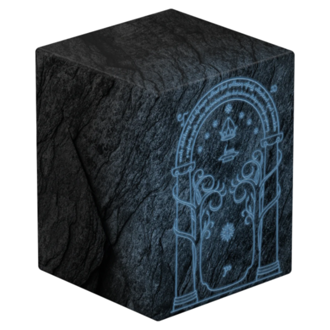 Ultimate Guard Boulder 100+ Mines of Moria deck box with Lord of the Rings Places of Middle Earth artwork