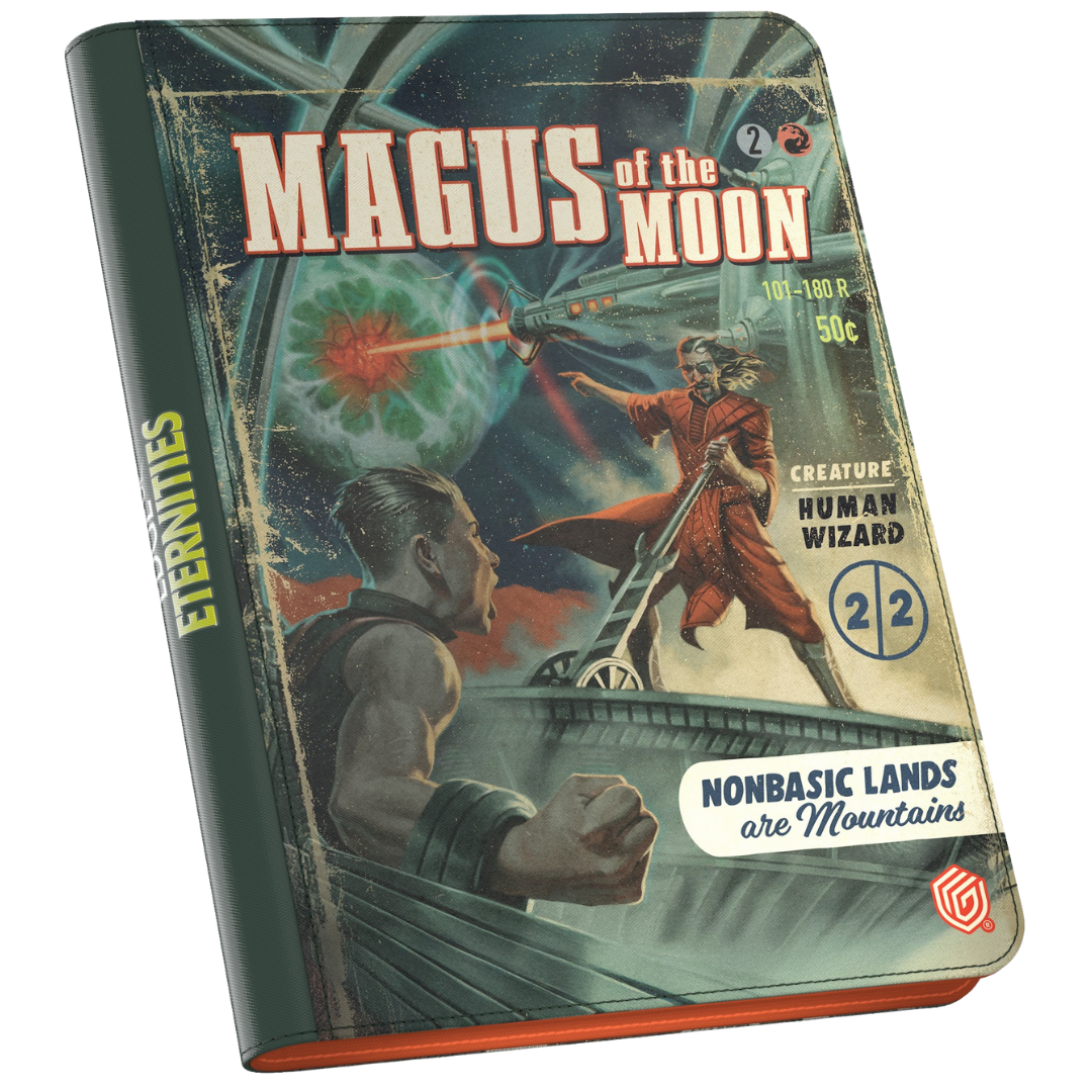Ultimate Guard Edge of Eternities 9-pocket Zipfolio MTG binder Magus of the Moon artwork