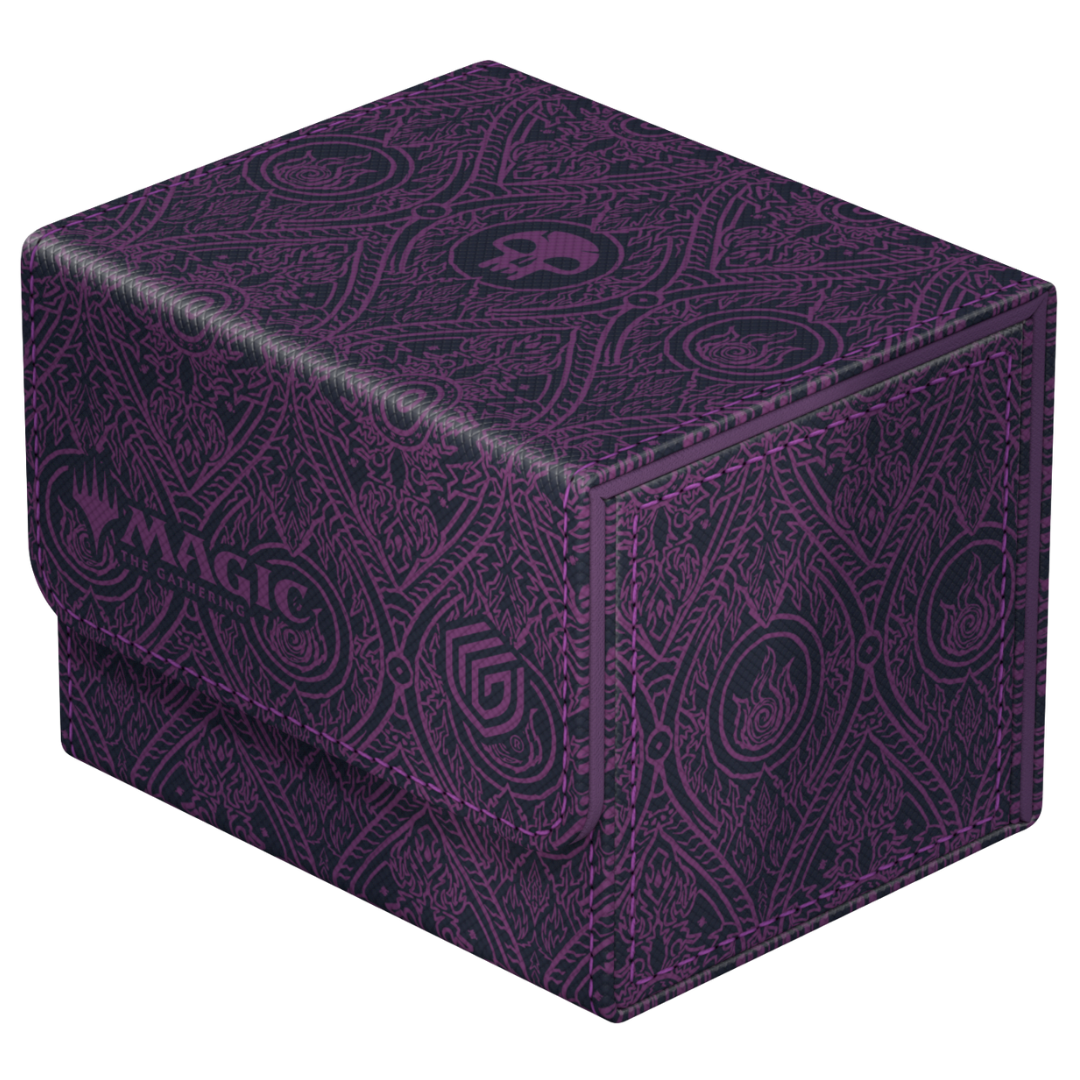 Avatar: The Last Airbender Sidewinder 100+ deck box with black Mana Symbol and Xenoskin texture