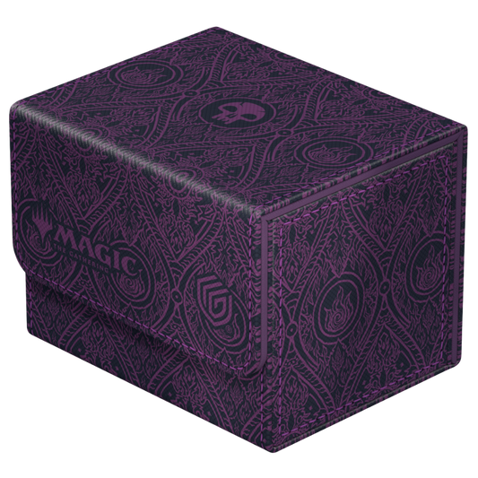 Avatar: The Last Airbender Sidewinder 100+ deck box with black Mana Symbol and Xenoskin texture