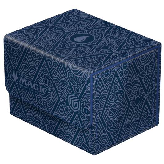 Avatar: The Last Airbender Sidewinder 100+ deck box with blue Mana Symbol and Xenoskin texture