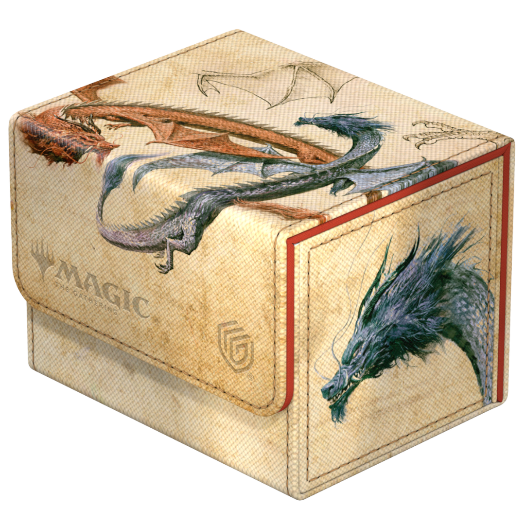 Ultimate Guard Sidewinder 100+ deck box Red Rare Alt Art Avatar: The Last Airbender closed view