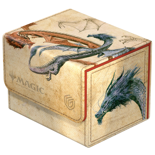 Ultimate Guard Sidewinder 100+ deck box Red Rare Alt Art Avatar: The Last Airbender closed view