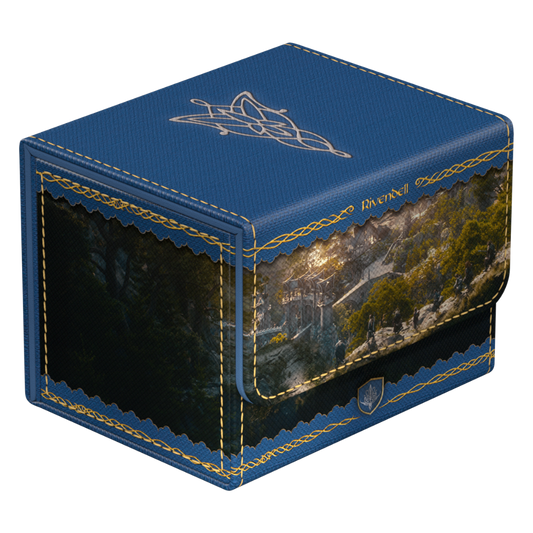 Ultimate Guard Sidewinder 100+ Rivendell deck box with Lord of the Rings Places of Middle Earth artwork