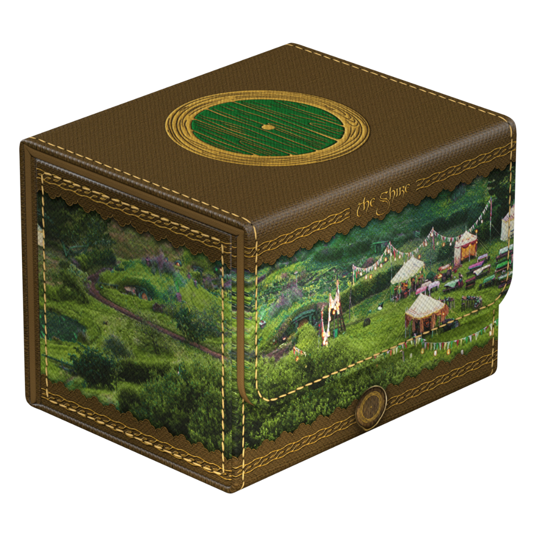 Ultimate Guard Sidewinder 100+ The Shire deck box with Lord of the Rings Places of Middle Earth artwork