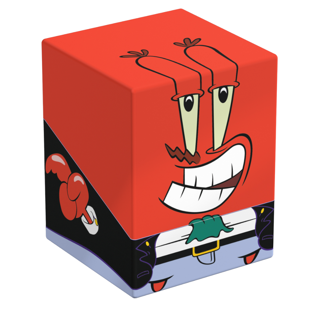 Ultimate Guard Squaroes 100+ Pirate Mr. Krabs deck box with SpongeBob SquarePants artwork