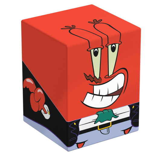 Ultimate Guard Squaroes 100+ Pirate Mr. Krabs deck box with SpongeBob SquarePants artwork