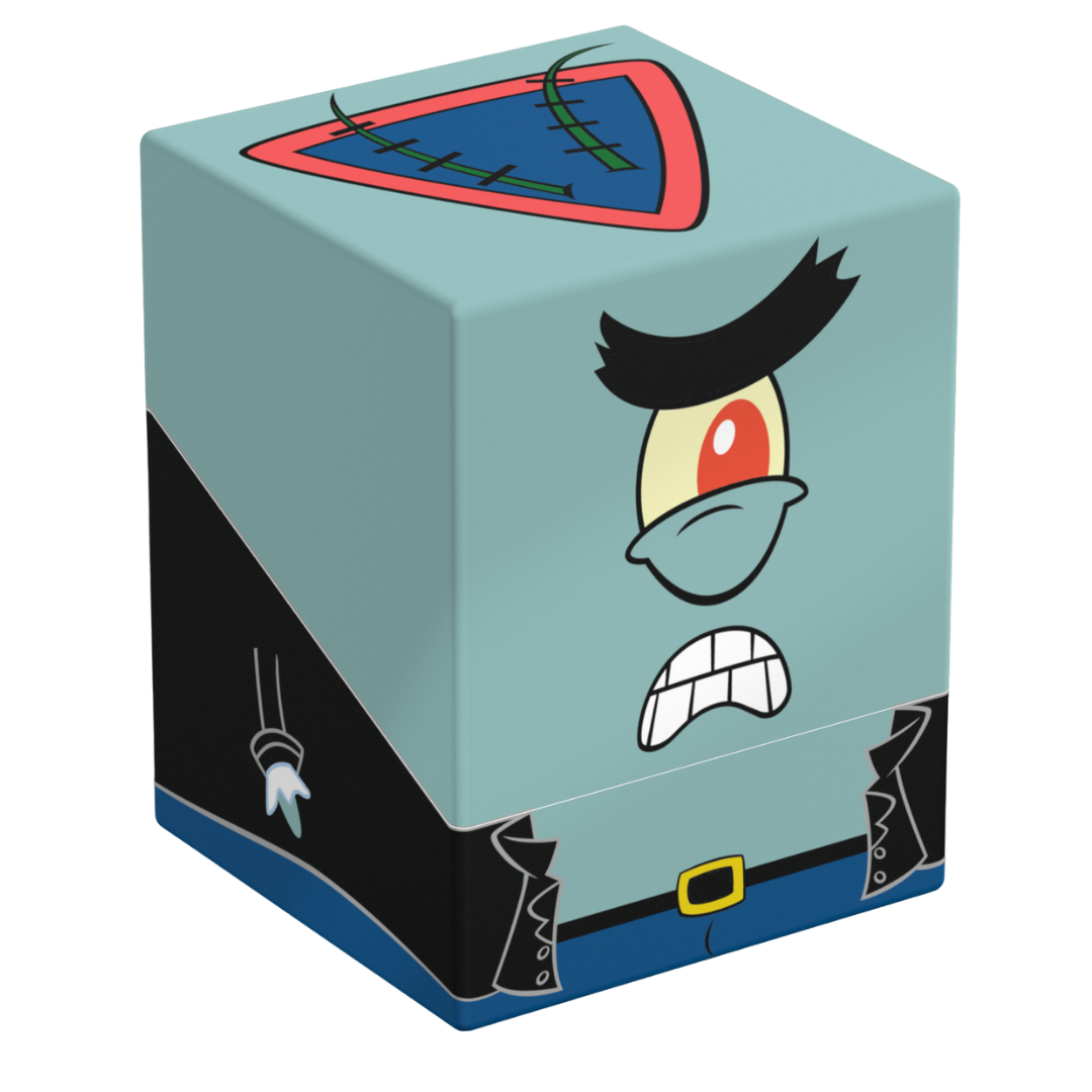 Ultimate Guard Squaroes 100+ Pirate Plankton deck box with SpongeBob SquarePants artwork
