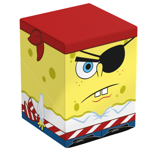Ultimate Guard Squaroes 100+ Pirate SpongeBob deck box with SpongeBob SquarePants artwork
