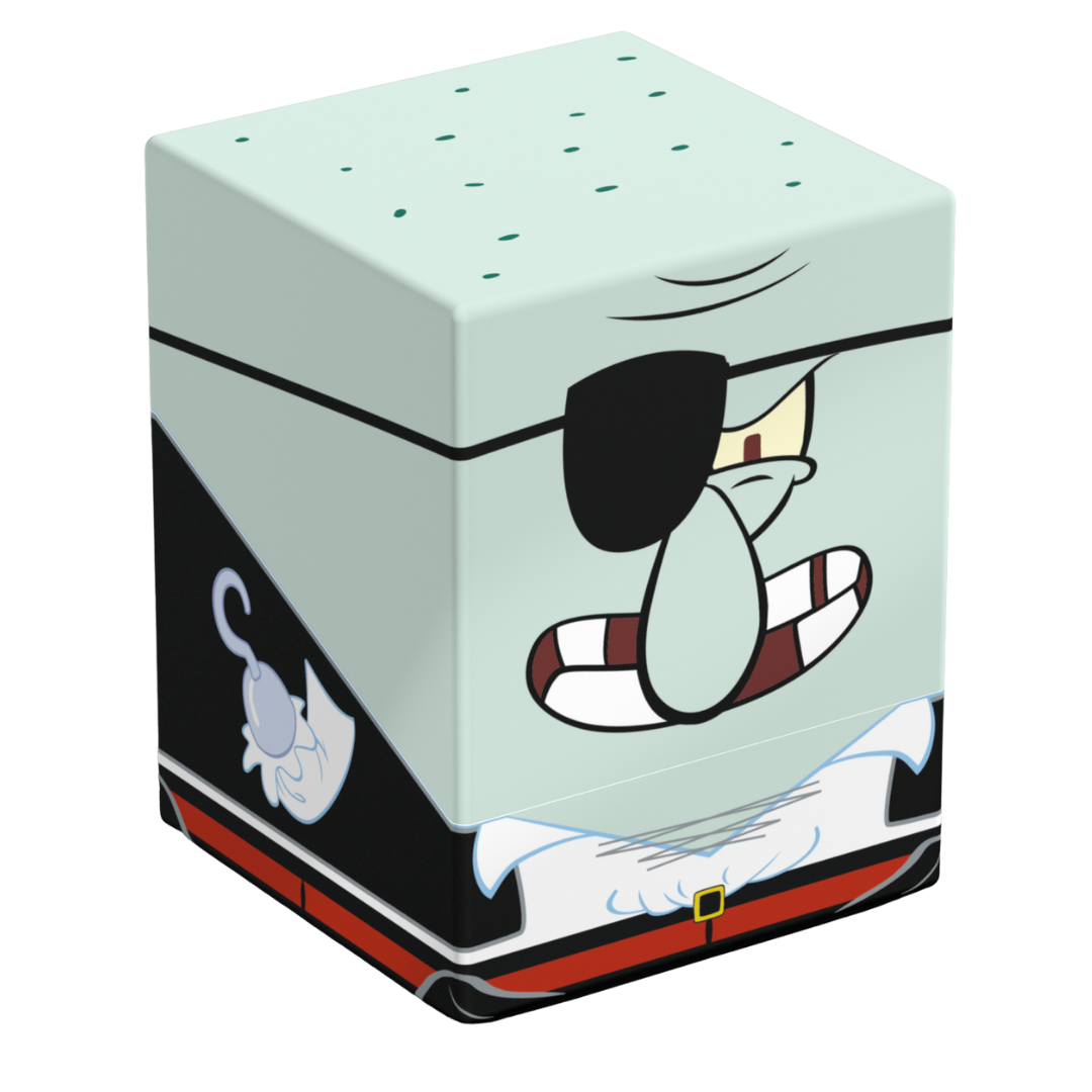 Ultimate Guard Squaroes 100+ Pirate Squidward deck box with SpongeBob SquarePants artwork