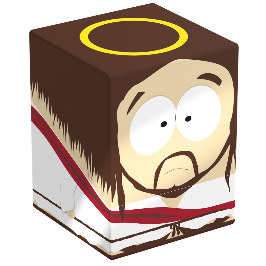 Ultimate Guard Squaroes 100+ South Park Holiday Special Jesus deck box, standard size card storage