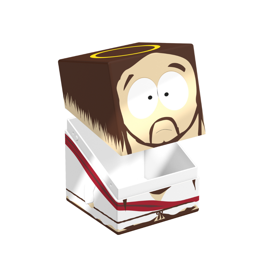 Ultimate Guard Squaroes 100+ South Park Holiday Special Jesus deck box, standard size card storage