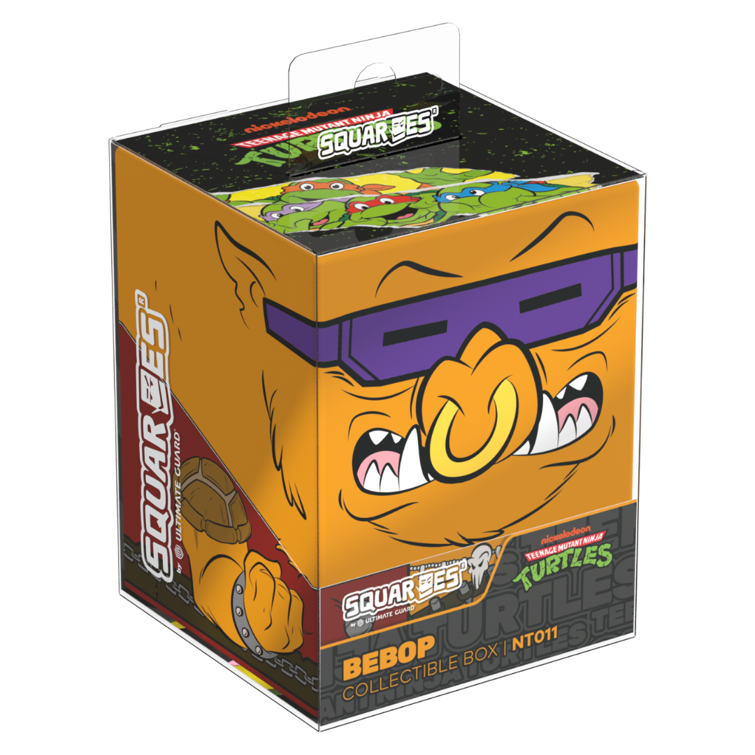 Ultimate Guard Squaroes 100+ TMNT Bebop deck box with official Teenage Mutant Ninja Turtles artwork