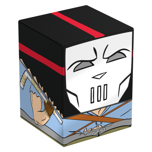 Ultimate Guard Squaroes 100+ TMNT Casey Jones deck box with official Teenage Mutant Ninja Turtles artwork