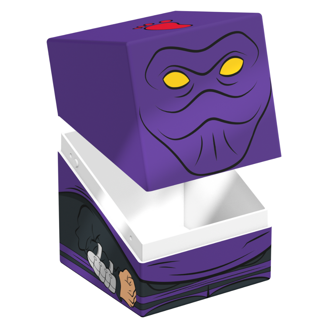 Ultimate Guard Squaroes 100+ TMNT Footclan deck box with official Foot Clan artwork for trading card games open box