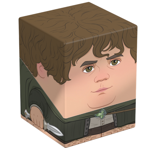 Ultimate Guard Squaroes 100+ deck box, Sam artwork, holds 100 double-sleeved standard cards, magnetic closure, stackable construction