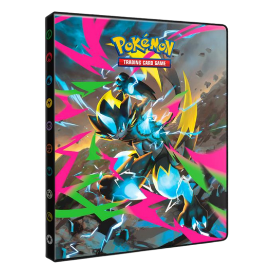 Ultra Pro Pokemon Pitch Black 4-Pocket Portfolio for trading card storage and display