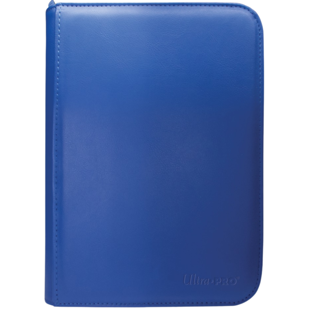 Ultra Pro Vivid Blue 4 Pocket Pro Binder for trading card storage and organization