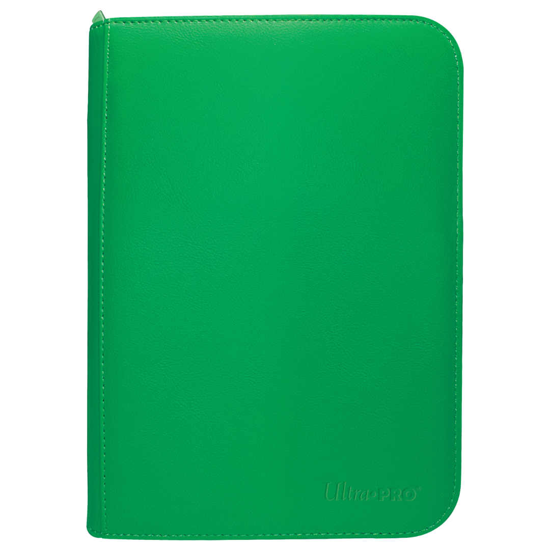 Ultra Pro Vivid Green 4 Pocket Pro Binder for trading card storage and organization