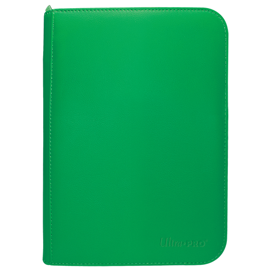 Ultra Pro Vivid Green 4 Pocket Pro Binder for trading card storage and organization