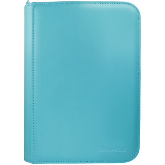 Ultra Pro Vivid Light Blue 4 Pocket Pro Binder for trading card storage and organization