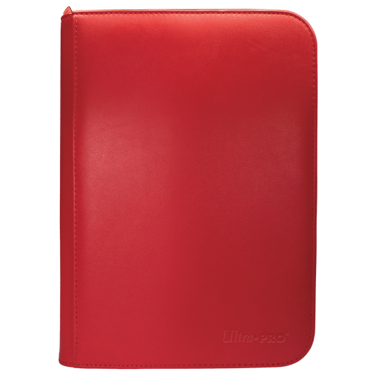 Ultra Pro Vivid Red 4 Pocket Pro Binder for trading card storage and organization