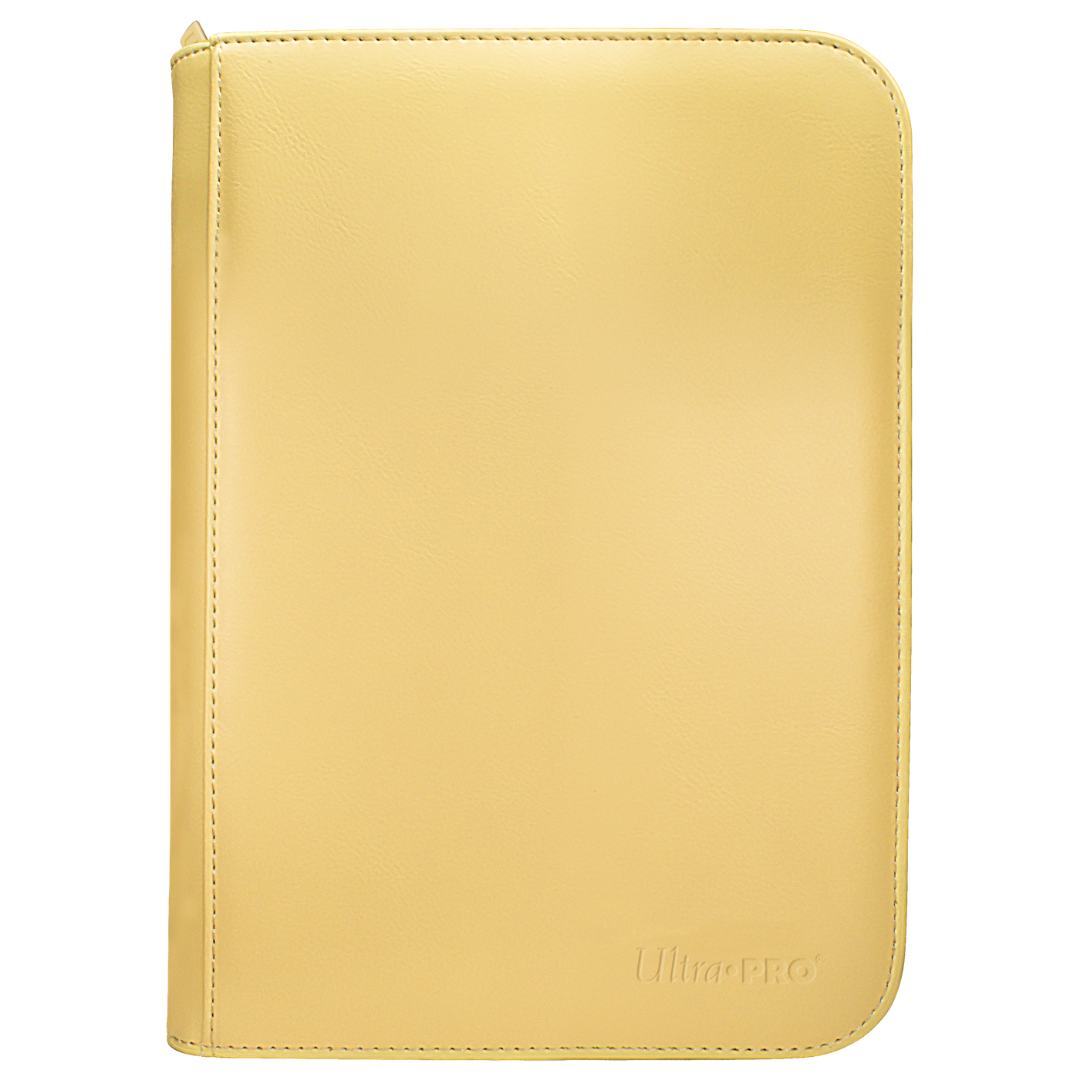 Ultra Pro Vivid Yellow 4 Pocket Pro Binder for trading card storage and organization