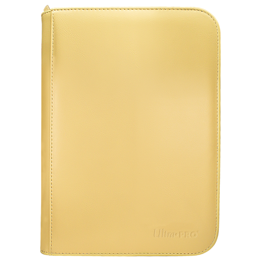 Ultra Pro Vivid Yellow 4 Pocket Pro Binder for trading card storage and organization