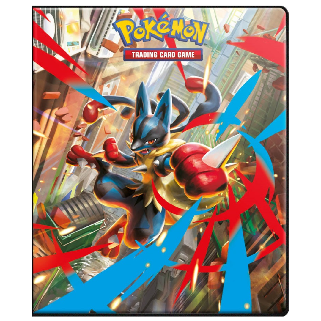 Ultra Pro Pokémon Mega Evolution 9-pocket portfolio featuring Lucario artwork