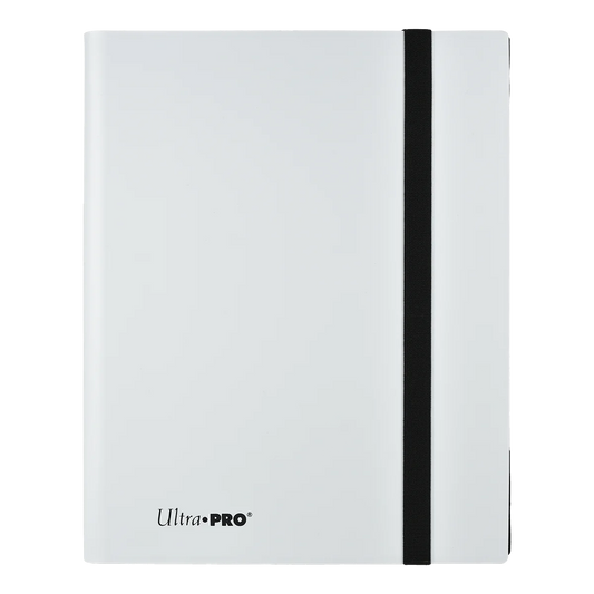 Ultra Pro 9 Pocket Eclipse Binder White, premium card storage with 9 pockets per page, ideal for organizing and protecting your trading card collection.