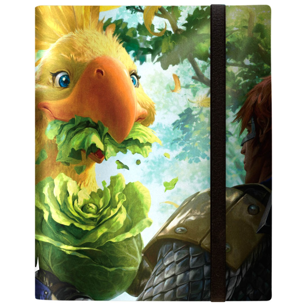 Ultra Pro 9-Pocket Pro-Binder Chocobo edition for Magic: The Gathering Final Fantasy with padded cover and 360-card side-loading pages

