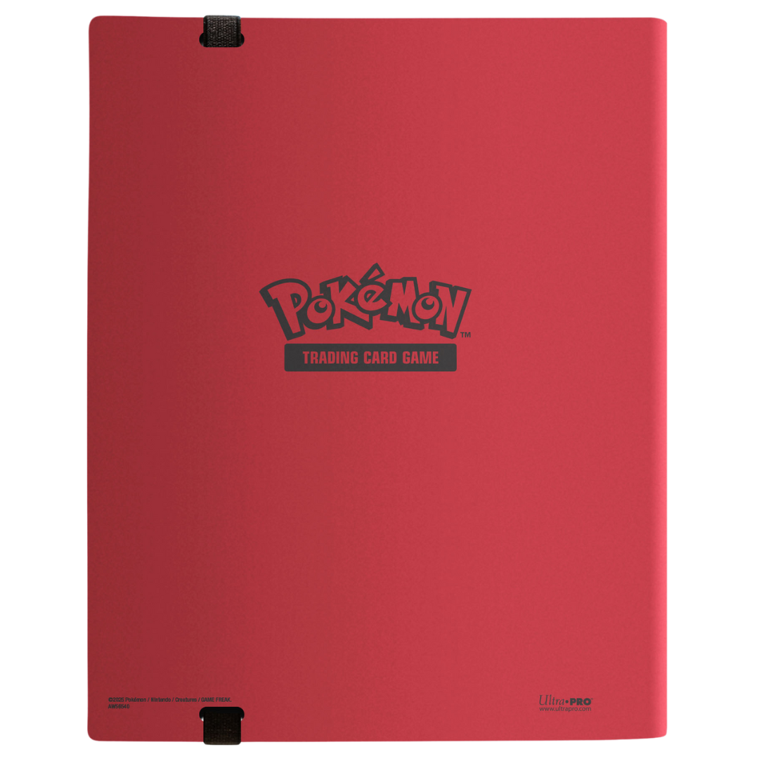 Charmander 2025 Ultra Pro 9-pocket Pro-Binder, official Pokémon card album with 360-card capacity and flame-themed cover art for TCG players and collectors.