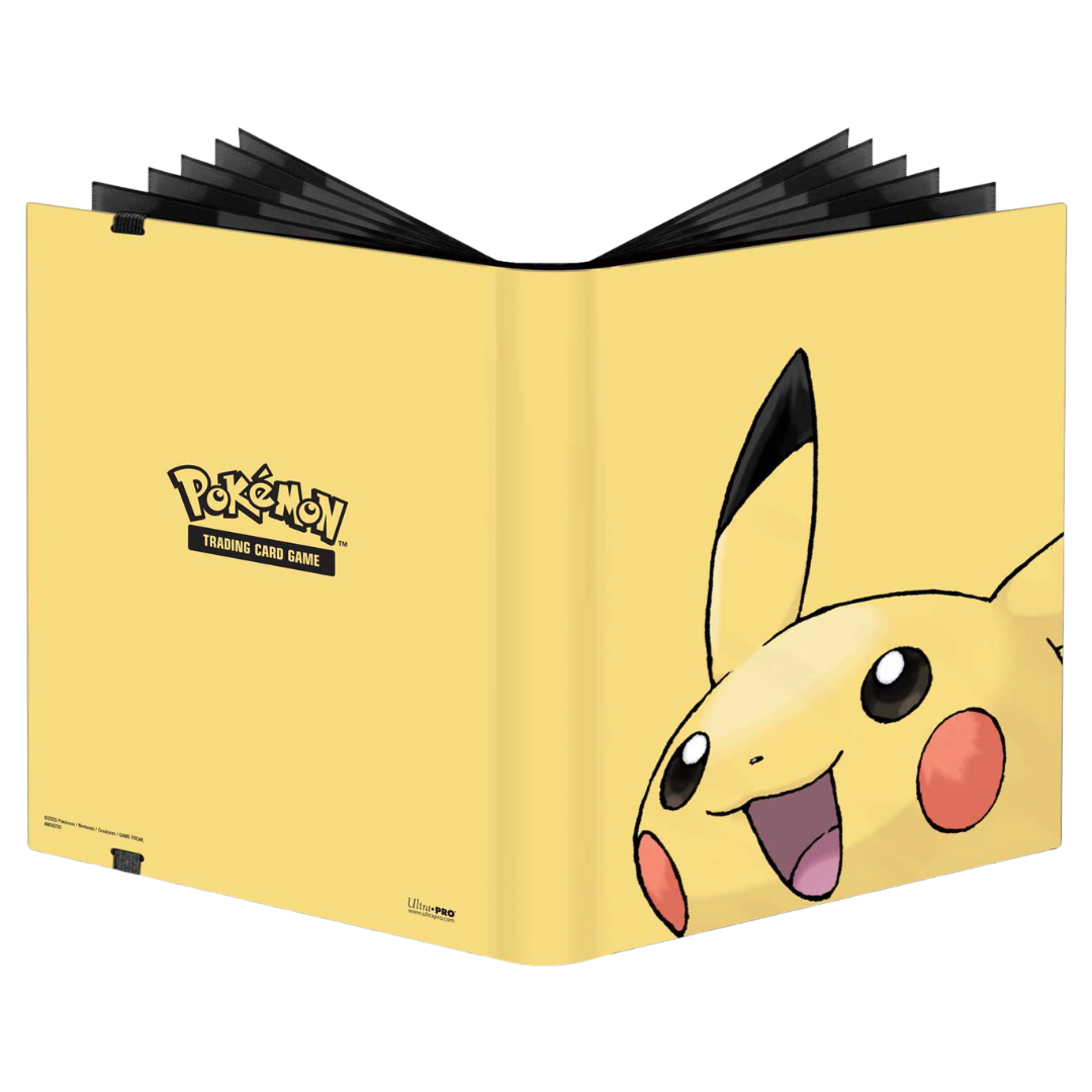 Ultra Pro 9 Pocket Pro-Binder Pokemon Pikachu 2025, high-quality binder with Pikachu artwork for storing and safeguarding your Pokemon TCG cards.







