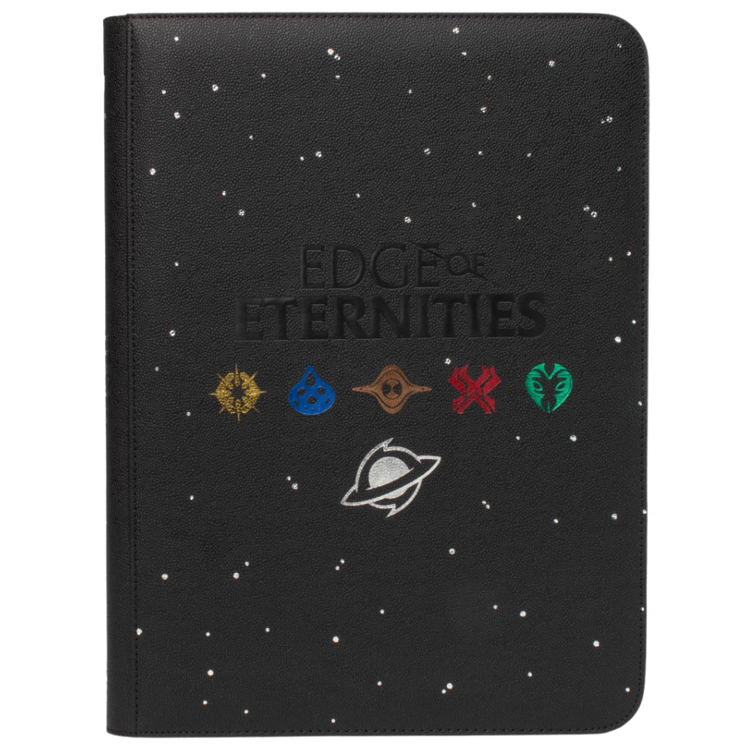 Ultra Pro 9 Pocket Zip Binder MTG Edge of Eternities with embroidered cover and zipper closure