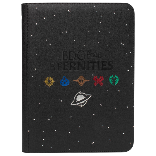 Ultra Pro 9 Pocket Zip Binder MTG Edge of Eternities with embroidered cover and zipper closure
