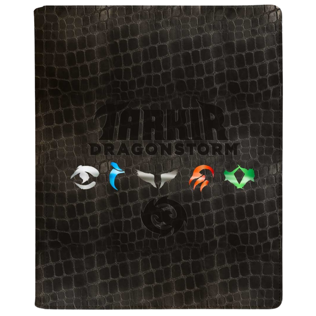 Ultra Pro 9-Pocket Zip Binder for Magic: The Gathering Return to Tarkir, featuring a debossed set symbol, holding up to 360 cards with a zippered closure.