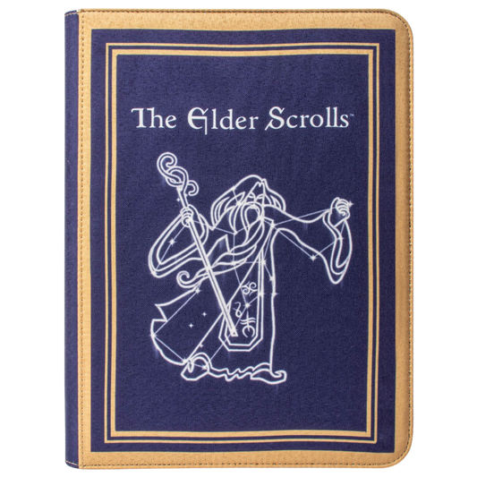 Ultra Pro Elder Scrolls IV Mages Guild 9-Pocket Zip Binder, premium card binder with zipper closure and fantasy artwork for safe TCG storage.
