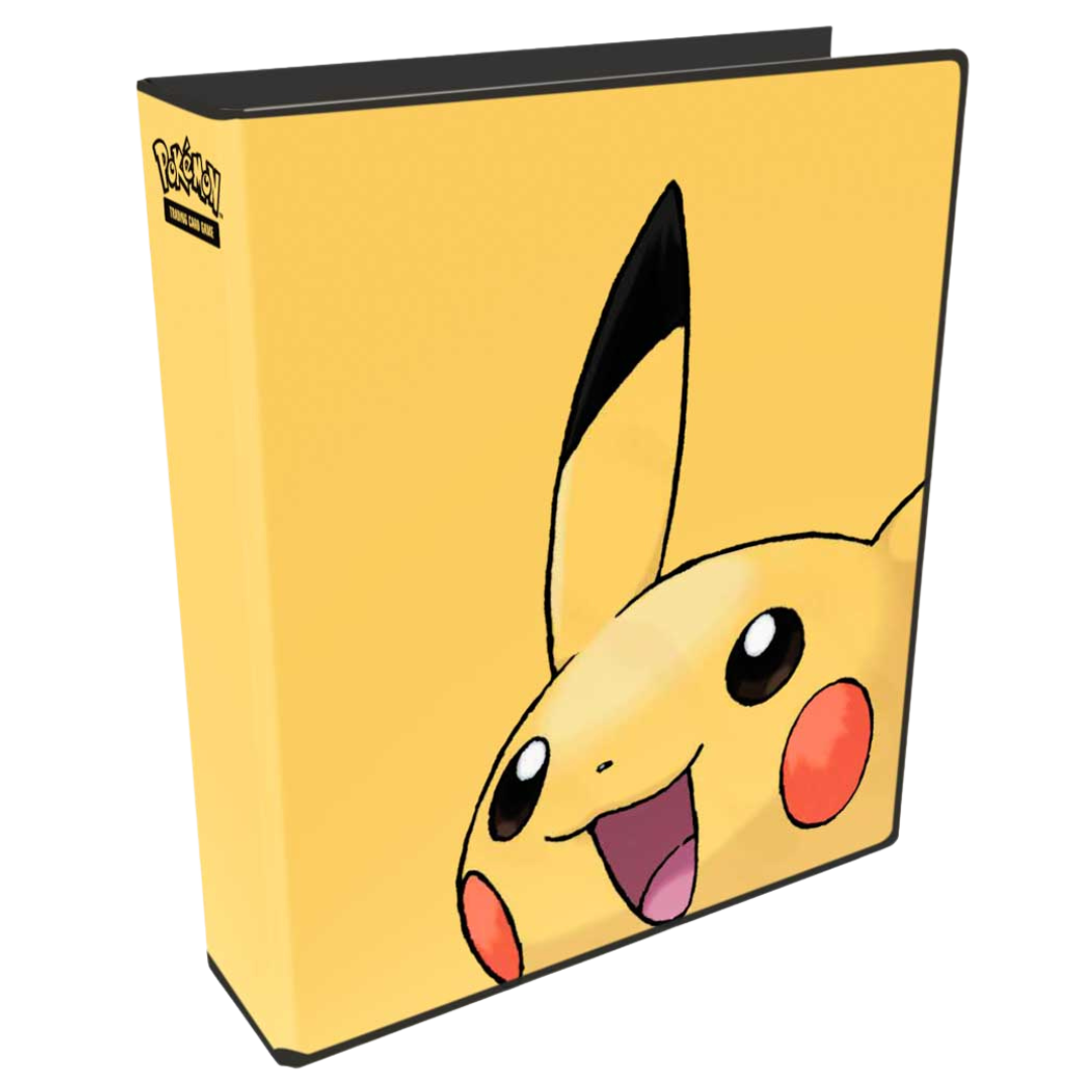 Ultra Pro 2" Binder Pokemon Pikachu 2025, premium binder with Pikachu artwork, perfect for organizing and safeguarding your Pokemon TCG cards in style.








