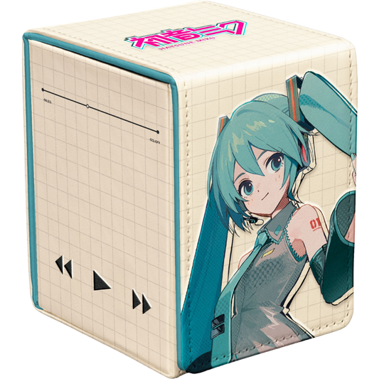 Ultra Pro Hatsune Miku Retro Soundscapes deck box for trading card storage and protection