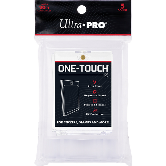 Ultra Pro One Touch S 5 pack magnetic card holders for trading cards