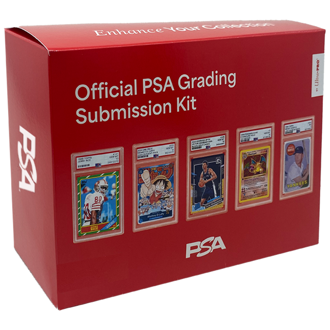 Ultra Pro PSA card grading submission kit for safe trading card shipping