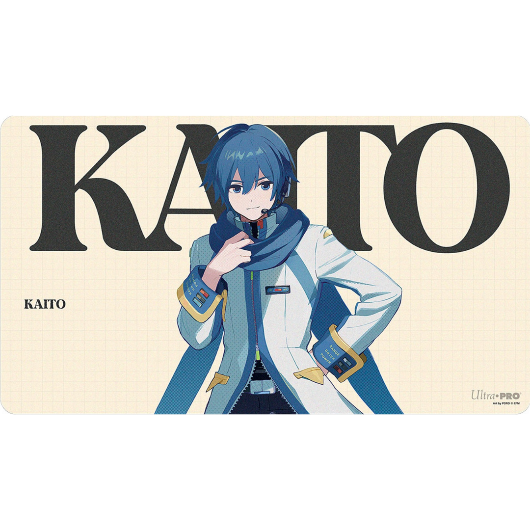 Ultra Pro Hatsune Miku Retro Soundscapes Kaito playmat for trading card games and tabletop play