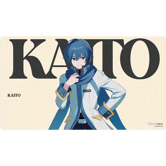 Ultra Pro Hatsune Miku Retro Soundscapes Kaito playmat for trading card games and tabletop play