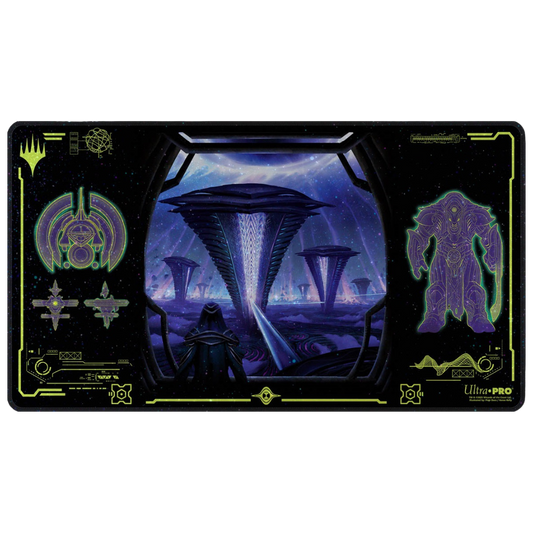 Ultra Pro MTG Edge of Eternities black holofoil playmat with Magic art and rubber backing
